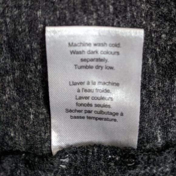 Talula Dark Grey Tartine Long Sleeve Dress Small - Picture 7 of 7